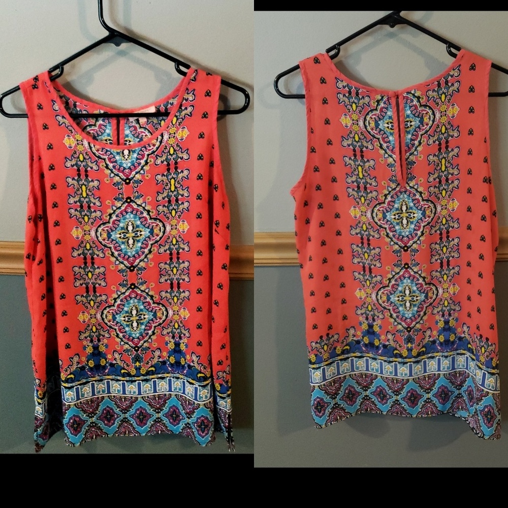 Bold Beautiful Boho St. Tropez Sleeveless Blouse
